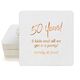 Fun 50 Years Square Coasters Image 1 of 2